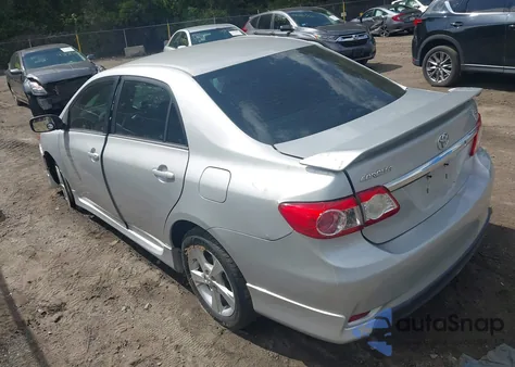 2012 Toyota Corolla S z USA, uszkodzony, nr VIN 5YFBU4EE7CP007241